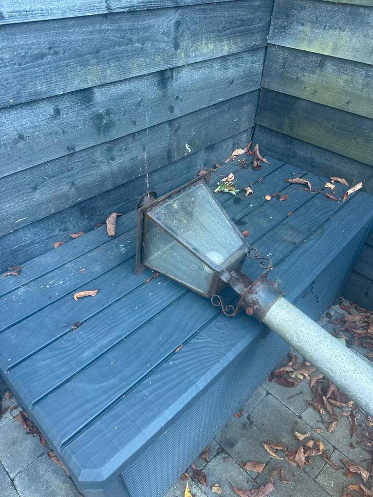 Ouderwetse Lantarenpaal, Antiek en Kunst, Antiek | Lampen, Ophalen of Verzenden