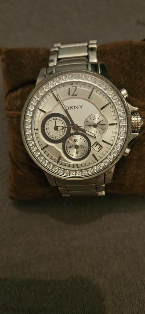 DKNY Dameshorloge met Strass - Staal, Sieraden, Tassen en Uiterlijk, Horloges | Dames, Staal, Staal, DKNY, Polshorloge