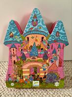 Djeco puzzel kasteel/feeen, Ophalen, Meer dan 50 stukjes, Zo goed als nieuw