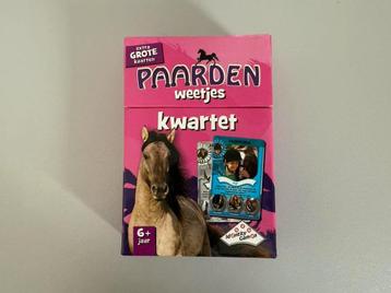 ALS NIEUW Paarden weetjes kwartet beschikbaar voor biedingen