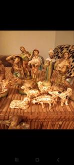 Vintage kerststalfiguren uit Italië, Ophalen of Verzenden, Gebruikt