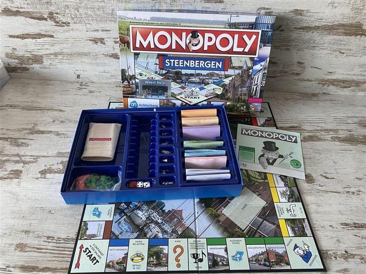 monopoly steenbergen familie spel [s795], Hobby en Vrije tijd, Gezelschapsspellen | Bordspellen, Zo goed als nieuw, Ophalen of Verzenden