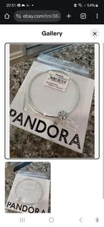 Zilveren armband Pandora Sparkling Snowflake, Sieraden, Tassen en Uiterlijk, Ophalen of Verzenden, Nieuw, Zilver, Zilver