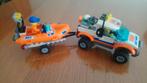 Lego City 60012 - 4x4 wagen met aanhanger en duikersboot, Ophalen of Verzenden, Zo goed als nieuw, Complete set, Lego