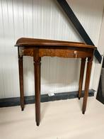 Donkerhouten Side Table - Uitstekende Staat, Huis en Inrichting, Tafels | Sidetables, Ophalen, 50 tot 100 cm, Eikenhout, Overige vormen