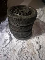 Winterbanden met velgen Toyota Aygo 2007, Auto-onderdelen, Ophalen, Gebruikt