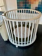 Europe Baby Ronde Box - Wit, zeer nette staat, Kinderen en Baby's, Boxen, Ophalen, Gebruikt, Rond, Wieltjes