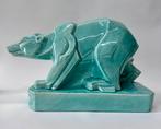 Art Deco  Polar Bear IJsbeer ,Charles Lemanceau, ca. 1930, Antiek en Kunst, Antiek | Keramiek en Aardewerk, Ophalen of Verzenden