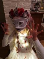 halloween bruid 128/134 met licht, Ophalen, Zo goed als nieuw, 122 t/m 128, Meisje