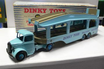 bedford pullmore cartranporter plus ramp #982-dinky toys1/43 beschikbaar voor biedingen