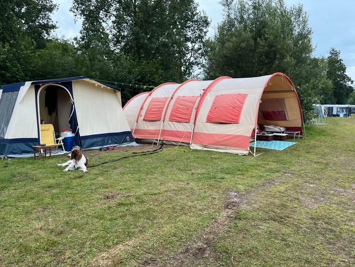 Vrijbuiter Wales tunneltent, Caravans en Kamperen, Tenten, tot en met 6, Gebruikt, Ophalen of Verzenden