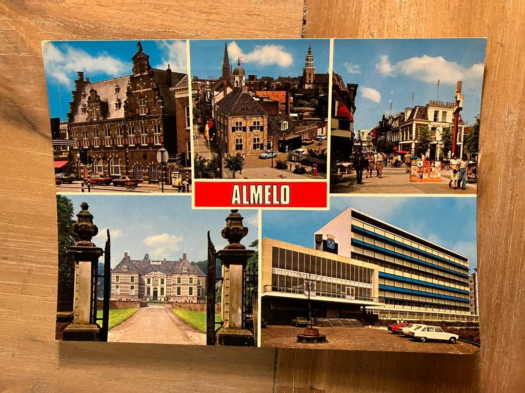 Ansichtkaart Almelo, Ophalen of Verzenden, Overijssel