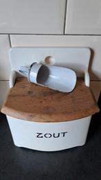 Wit emaille gruttersschepje, Antiek en Kunst, Antiek | Emaille, Ophalen of Verzenden