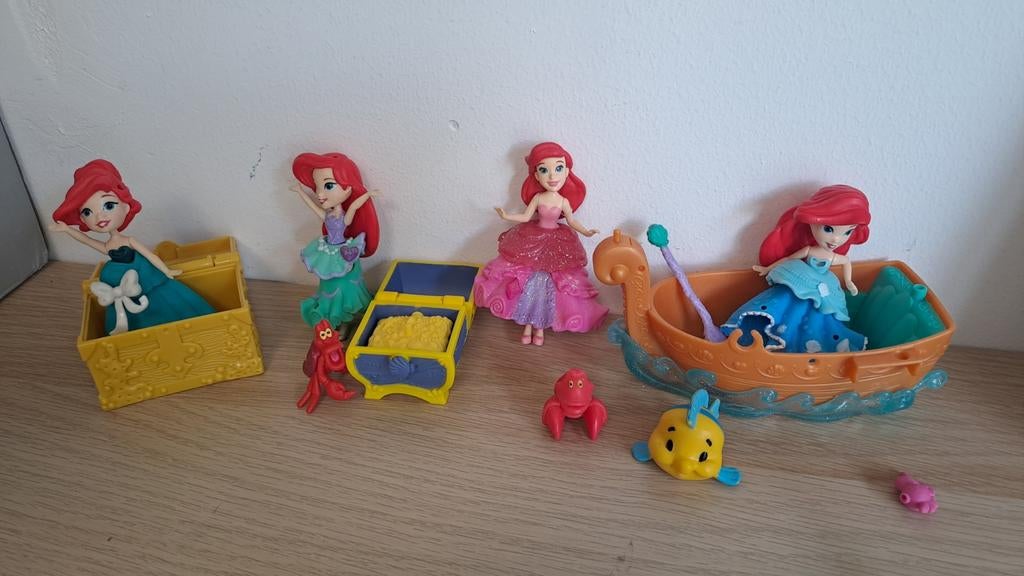 Polly pocket Disney set kleine zeemeermin, Ophalen of Verzenden, Zo goed als nieuw
