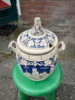 Duitse Punchpot met Deksel - 4 Liter Keramiek Aardewerk, Ophalen of Verzenden
