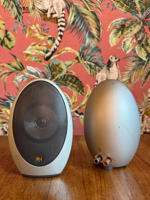Set beroemde Kef eitjes!, Audio, Tv en Foto, Luidsprekers, Gebruikt, Front, Rear of Stereo speakers, 60 tot 120 watt, Overige merken