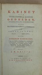 Kabinet van Nederlandsche en Kleefsche Oudheden - 1792, Ophalen of Verzenden, Gelezen