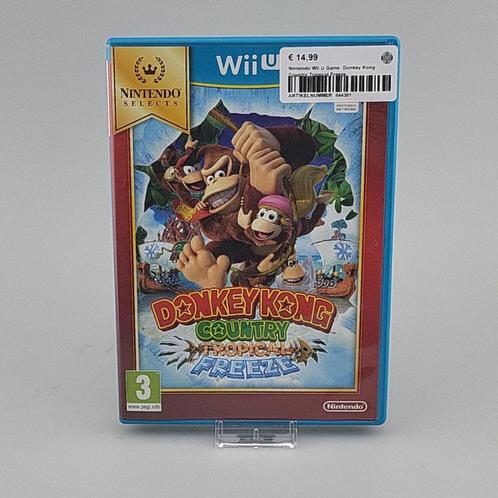 Nintendo Wii U Game: Donkey Kong Country Tropical Freeze, Spelcomputers en Games, Games | Nintendo Wii U, Zo goed als nieuw