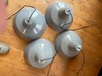4 x emaille lampen, Huis en Inrichting, Lampen | Hanglampen, Ophalen of Verzenden, Zo goed als nieuw, Minder dan 50 cm