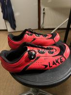 Lake CX 175 racefietsschoenen wielrenschoenen EU 46 SPD rood, Fietsen en Brommers, Fietsaccessoires | Fietskleding, Schoenen, Gebruikt