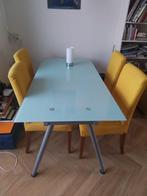ikea eettafel en 4 stoelen, Huis en Inrichting, Ophalen, Gebruikt, Modern strak, 50 tot 100 cm