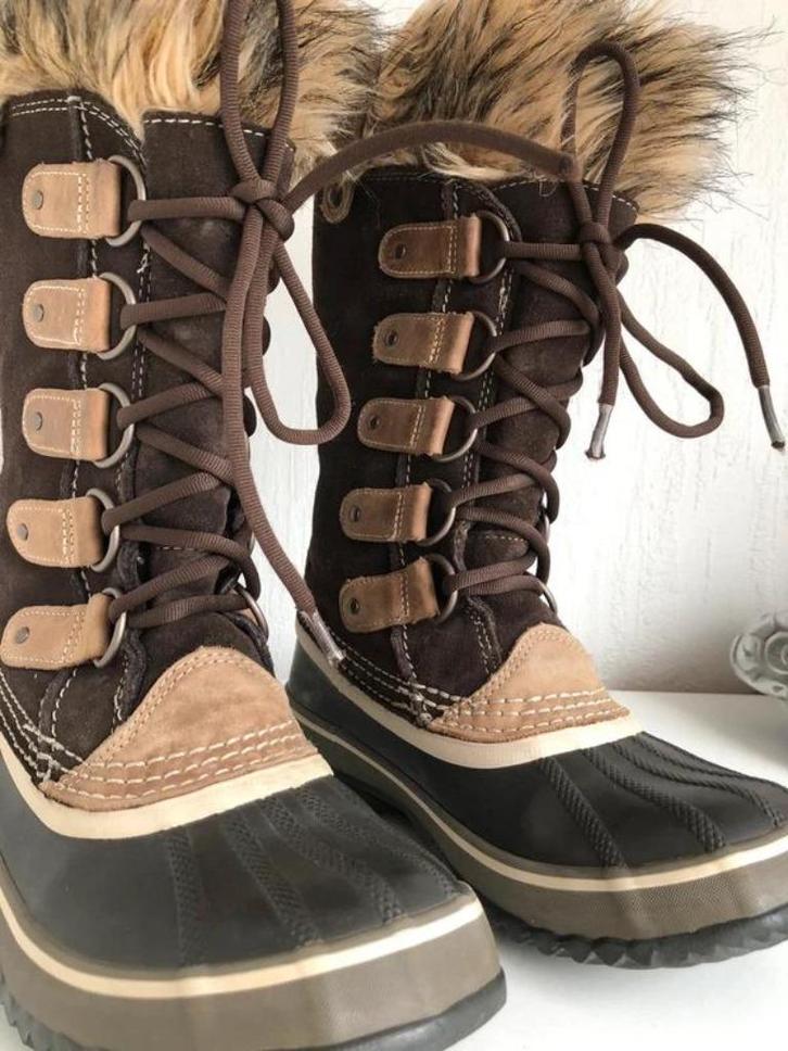 Sorel Joan of Arctic snowboots waterdicht - bruin 38, Kleding | Dames, Schoenen, Zo goed als nieuw, Snowboots, Bruin, Ophalen of Verzenden