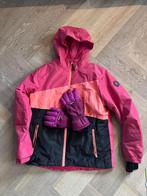 Ski jack maat 158/164 en Wedze handschoenen, Ophalen of Verzenden, Zo goed als nieuw, Meisje, Jas