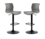 Barkrukken modern grijs, set van 2, 60 tot 90 cm, Nieuw, Ophalen of Verzenden, Metaal