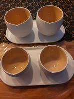 Nespresso : 2 espr en 2 lungo kopjes inclusief 2 schoteltjes, Huis en Inrichting, Ophalen, Zo goed als nieuw