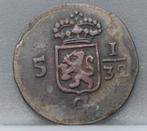 1/2 duit 1808 - halve duit 1808 Nederlands Indie, Postzegels en Munten, Munten | Nederland, Koning Willem I, Overige waardes, Losse munt