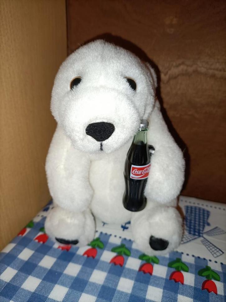 Coca cola ijsbeer met flesje cola 17 cm groot, Verzamelen, Merken en Reclamevoorwerpen, Zo goed als nieuw, Ophalen of Verzenden