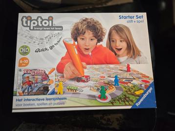 Complete Tiptoi starter set inclusief de Tiptoi stift + spel beschikbaar voor biedingen