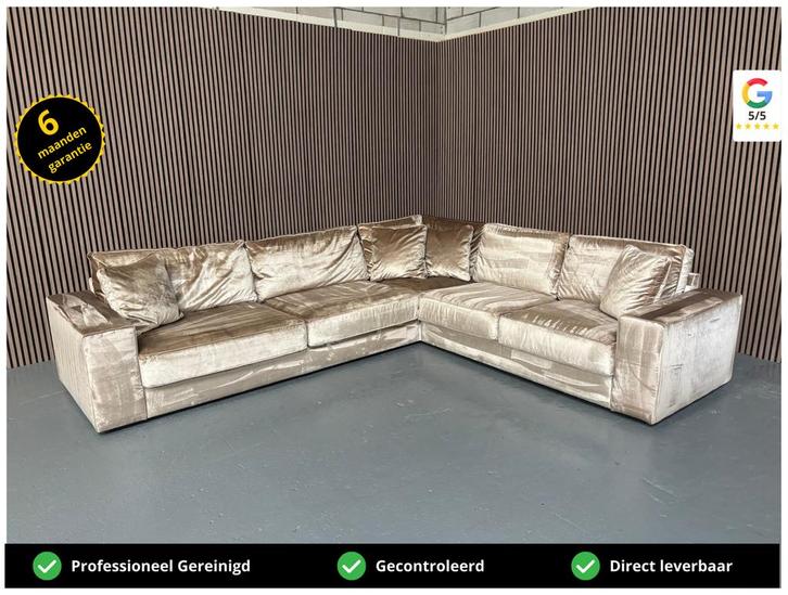GRATIS LEVERING Richmond Fratelli Bank 330x290 REFURBISHED, Huis en Inrichting, Banken | Bankstellen, Zo goed als nieuw, Hoekbank