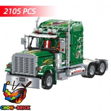 Mould King Peterbilt truck Lepin met motoren. beschikbaar voor biedingen