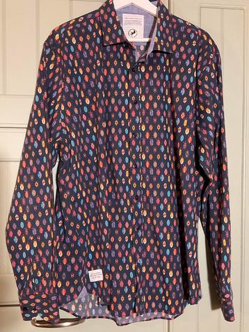 A Fish Named Fred maat XXL blauw all-over print beschikbaar voor biedingen