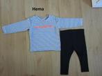 Hema - leuke set maat 68 - broekje + shirtje, Meisje, Ophalen of Verzenden, Zo goed als nieuw, Setje