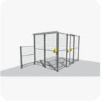 Troax beveiligings hekwerk, Tuin en Terras, Tuinhekken en Hekwerk, Ophalen of Verzenden, Zo goed als nieuw, IJzer