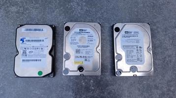 3 hardeschijven 200, 320 en 500 GB beschikbaar voor biedingen