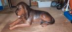 Beeldje bloedhond / Sint Hubertushond hondenbeeld, Ophalen of Verzenden, Gebruikt, Hond of Kat, Beeldje of Figuurtje