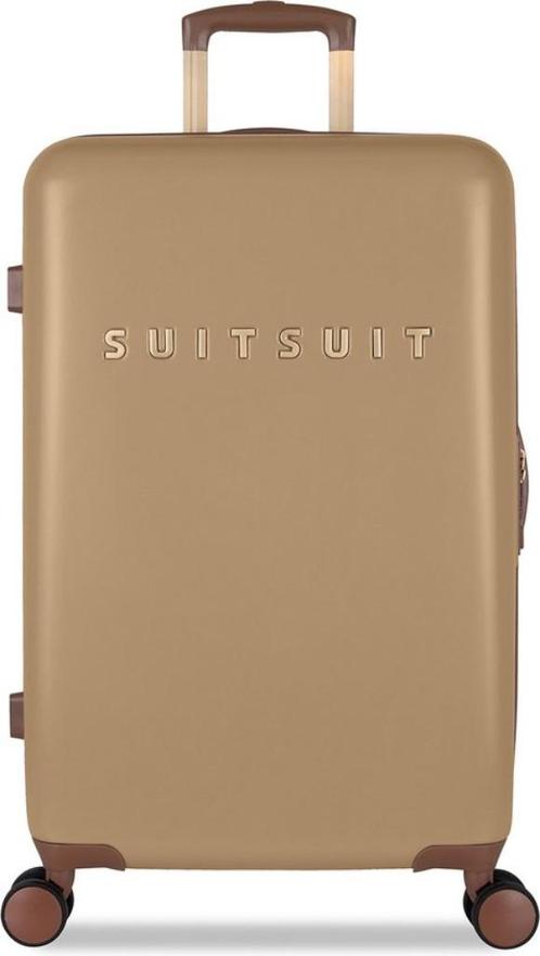 ✅ SUITSUIT Fab Seventies Cuban Sand koffer 66 cm - NIEUW, Sieraden, Tassen en Uiterlijk, Koffers, Nieuw, Hard kunststof, 60 tot 70 cm