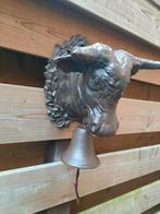 Deurklopper Deurbel Koe Stier Gietijzer Nieuw, Ophalen of Verzenden, Nieuw