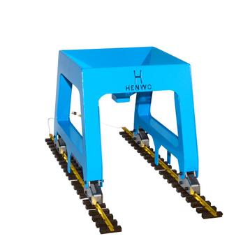 Trechter op rails RAL 5012 (gratis verzending) beschikbaar voor biedingen