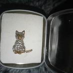 Broche, Ophalen of Verzenden, Zo goed als nieuw, Zilver, Overige materialen