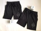 2 Stuks:Korte broeken (joggingstof) – kleur zwart - 122, Broek, Zo goed als nieuw, Jongen, 2 Stuks:Korte broeken 122