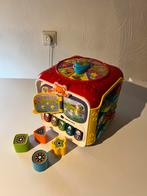 V Tech Kubus en V Tech stuurtje, Kinderen en Baby's, Speelgoed | Vtech, Ophalen, Zo goed als nieuw, 6 maanden tot 2 jaar