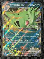 Tyranitar EX 064/131 Prismatic Evolutions, Ophalen of Verzenden, Zo goed als nieuw, Losse kaart, Foil