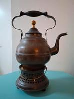 Mooie antieke bronzen ketel en warmhouder, Antiek en Kunst, Antiek | Koper en Brons, Ophalen of Verzenden