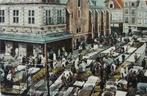 Gelopen briefkrt: De kaasmarkt van boven af gezien -Alkmaar, Ophalen of Verzenden, Voor 1920, Gelopen, Noord-Holland