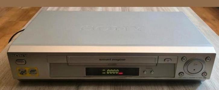 Grijze Sony VHS videorecorder SLV-SE730 afstandsbediening., Audio, Tv en Foto, Videospelers, Zo goed als nieuw, VHS-speler of -recorder