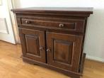 Eiken kast / commode met lade en 2 deuren, Ophalen, Gebruikt, Eikenhout, 50 tot 100 cm